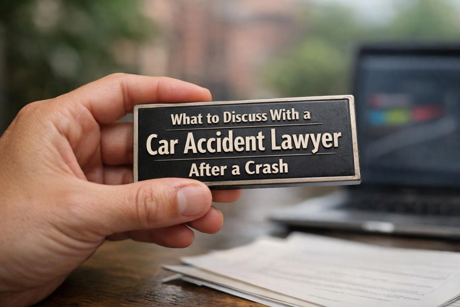What to Discuss With a Car Accident Lawyer After a Crash