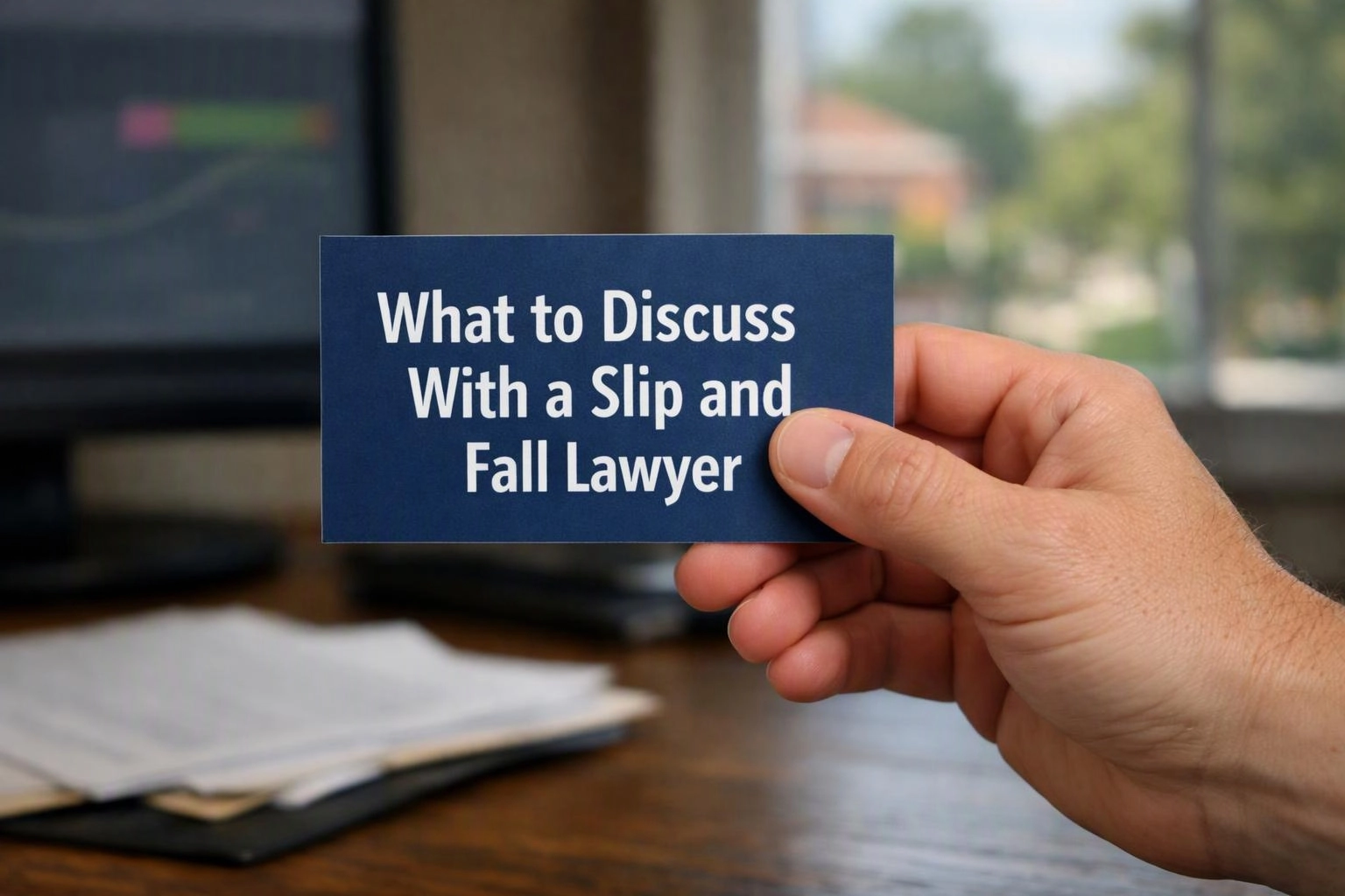 What to Discuss With a Slip and Fall Lawyer