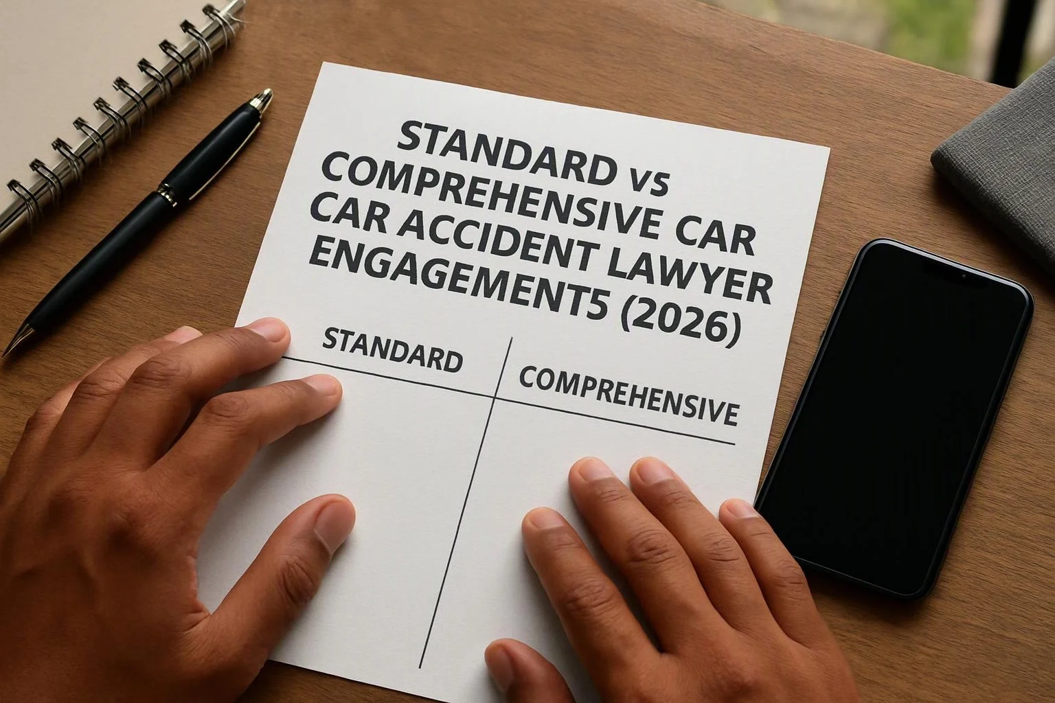 Standard vs Comprehensive Car Accident Lawyer Engagements Compared (2026)