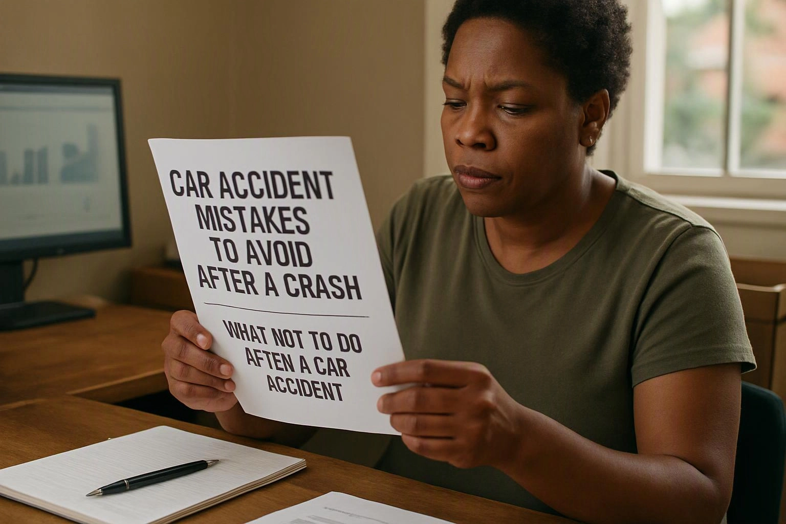 Car Accident Mistakes to Avoid After a Crash